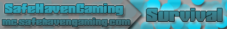 Safehaven Gaming Minecraft server banner