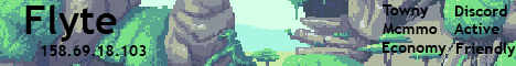 Flyte Minecraft server banner