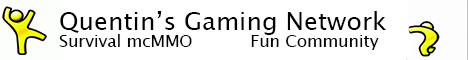 Quentins Gaming Network Minecraft server banner
