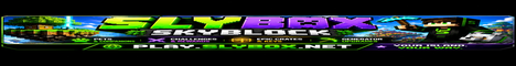 slybox Minecraft server banner