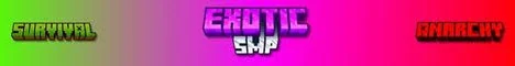 Exotic SMP Minecraft server banner