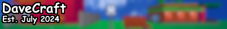 DaveCraft Minecraft server banner