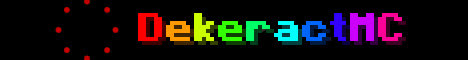 DekeractMC Minecraft server banner