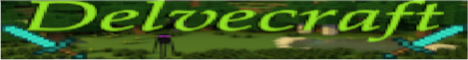 DelveCraft Minecraft server banner