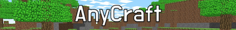 AnyCraft Minecraft server banner