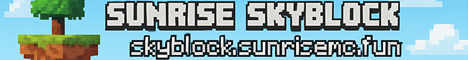 배너 Sunrise Skyblock
