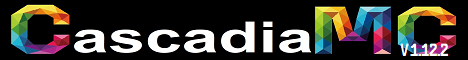 CascadiaMC Minecraft server banner