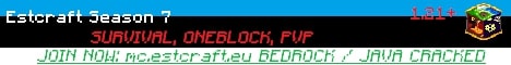 EstCraft Minecraft server banner