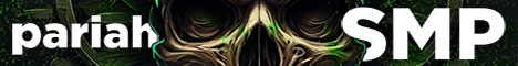 Pariah SMP Minecraft server banner