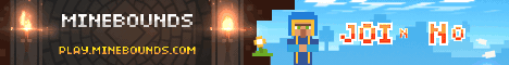 Minebounds Minecraft server banner