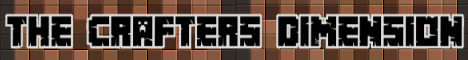 The Crafters Dimension Minecraft server banner