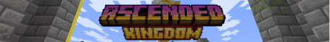 Ascended Kingdom Minecraft server banner