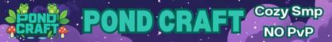 Pond Craft Minecraft server banner