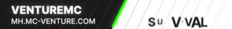 Venture Minecraft server banner