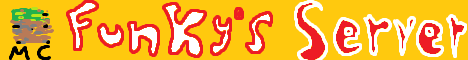 Funky Server Minecraft server banner