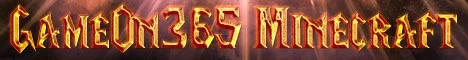 GameOn365 Minecraft Minecraft server banner