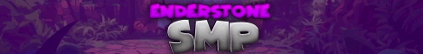 EnderStone SMP Minecraft server banner
