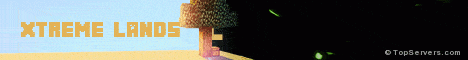 Xtreme Lands Minecraft server banner