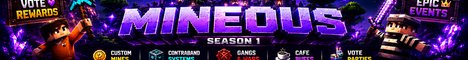 Mineous Prison Minecraft server banner