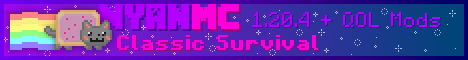 NyanMC Minecraft server banner