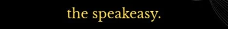 The Speakeasy 🍸 Minecraft server banner