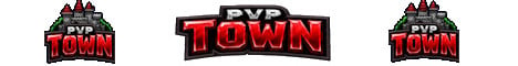 pvptown Minecraft server banner