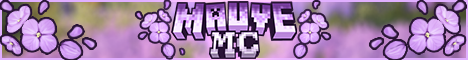 MauveMC Minecraft server banner