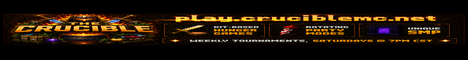 The Crucible Minecraft server banner