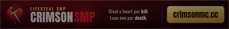 CrimsonMC Minecraft server banner