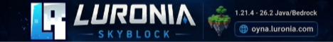 Luronia Minecraft server banner