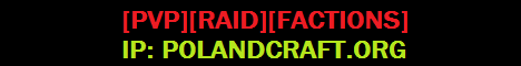 Polandcraft Minecraft server banner