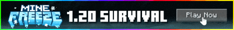 MineFreeze Minecraft server banner