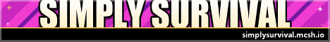 SimplySurvival Minecraft server banner