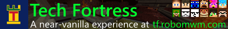 Tech Fortress Minecraft server banner