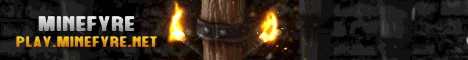 MineFyre Minecraft server banner