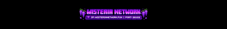 wisterianetwork Minecraft server banner