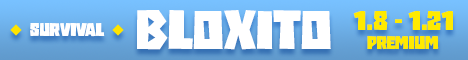 Bloxito Minecraft server banner