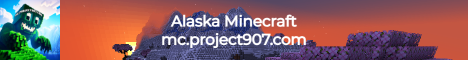 Alaska  Minecraft project907.com Minecraft server banner