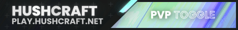 HushCraft Minecraft server banner