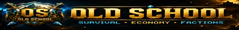 Old School Minecraft server banner