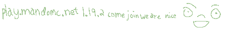 MandoMC Minecraft server banner