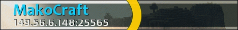 MakoCraft Minecraft server banner