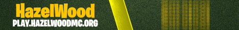 HazelWood Minecraft server banner