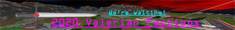 Valerian Factions Minecraft server banner