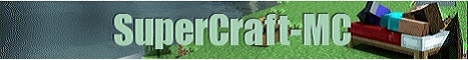 SuperCraft-MC Minecraft server banner