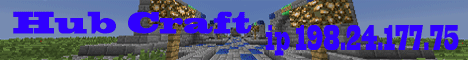 HubCraft Minecraft server banner