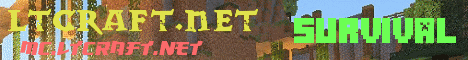 Ltcraft.net Minecraft server banner