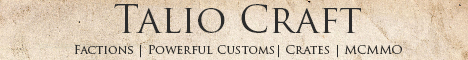TalioCraft Minecraft server banner