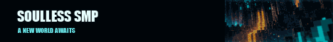 Soulless SMP Minecraft server banner