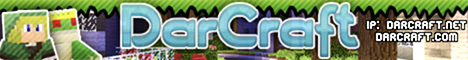 Darcraft PvP Minecraft server banner